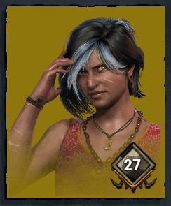 Template in character selector