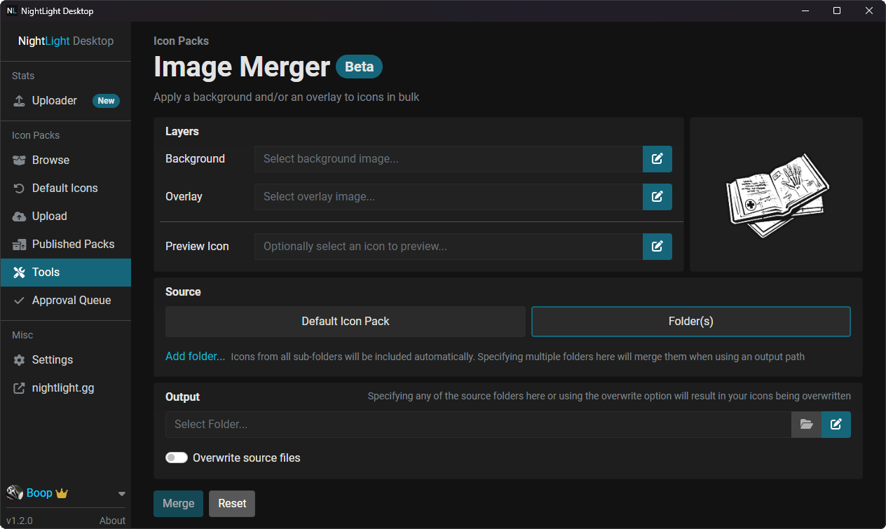 NightLight's Image Merger